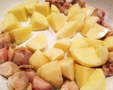 ほっこり♡*鶏肉とジャガイモの煮物作り方4写真