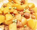 ほっこり♡*鶏肉とジャガイモの煮物作り方5写真