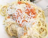 明太子としらすの超簡単ヘルシーパスタ作り方5写真