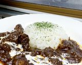 ハッシュドビーフ固形でビーフストロガノフ作り方9写真