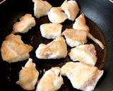 鶏むね肉とほうれん草の生姜あんかけ炒め作り方3写真