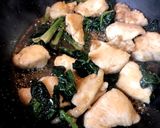 鶏むね肉とほうれん草の生姜あんかけ炒め作り方4写真