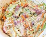 山芋でもっちり簡単お好み焼き作り方3写真