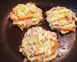 山芋でもっちり簡単お好み焼き作り方4写真