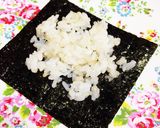黒豆チーズの手まきごはん♡作り方2写真