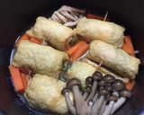 簡単＊鳥ひき豆腐の関西風ロール煮＊作り方12写真
