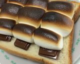 チョコマシュマロトースト ふわふわ！作り方3写真