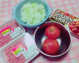 水不要！材料4つで激うまキーマカレー♡作り方1写真