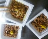 納豆オムレツ焦がし葱餡掛け♪作り方1写真
