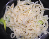 冷凍うどんの簡単ねぎ焼きうどん作り方4写真