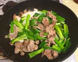 豚こま肉と長ネギとエリンギの簡単炒め物作り方2写真