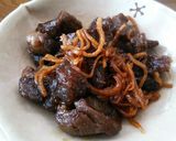 カレー用牛肉で佃煮。作り方8写真