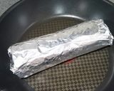 野菜入りベーコン巻きミートローフ作り方4写真