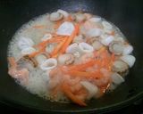 ★シーフードMixの塩焼きそば+スープ★作り方3写真