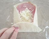 レンジで★ハムチーズのブリトー作り方4写真