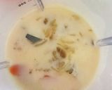 離乳食 中期 後期～リメイクで豆乳スープ作り方4写真
