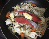 塩鮭の野菜たっぷりバター蒸し焼き作り方3写真