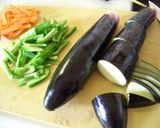 きゃべつの中に麻婆茄子作り方1写真