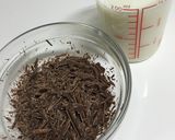 加熱3分♡お鍋deなめらかチョコプリン♡作り方1写真