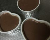 加熱3分♡お鍋deなめらかチョコプリン♡作り方4写真