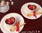 加熱3分♡お鍋deなめらかチョコプリン♡作り方9写真