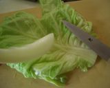 きゃべつの中に麻婆茄子作り方2写真