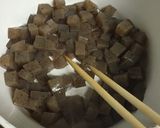 ビーフとごぼうと蒟蒻のゴロゴロ丼作り方3写真