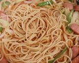 簡単セロリ入りナポリタン作り方5写真