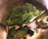食物繊維&ルチン豊富 若ごぼう葉の焙じ茶作り方6写真