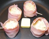 貝柱焼売のベーコン巻きバターしょうゆ炒め作り方4写真