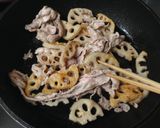 ＊私の常備菜♪蓮根と豚肉の南蛮風＊作り方5写真