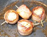 貝柱焼売のベーコン巻きバターしょうゆ炒め作り方5写真