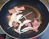 冷めてもおいしい！きしめんでナポリタン作り方2写真