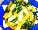 ほうれん草の煮浸し。作り方1写真