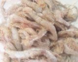 フライパンで小エビ（殻付き）から揚げ　！作り方4写真