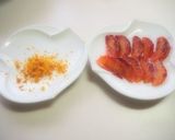 ブラッドオレンジ＆ホワイトチョコケーキ♫作り方1写真