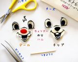 そぼろで簡単チップとデール♡キャラ弁作り方3写真