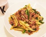 簡単♡味付け豚肉じゃがピーマン炒め作り方6写真