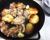 フライパン１つでチキンとポテトの香草焼き作り方6写真