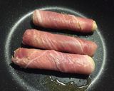 きりたんぽで肉巻きおにぎり風♪作り方4写真