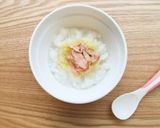 離乳食 焼き鮭と柔らかキャベツのお粥☆作り方3写真