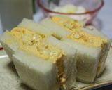 たまごフィリングのオムレツのサンドイッチ作り方7写真