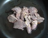 鳥もつ煮 ~フライパンで簡単に♪~作り方3写真