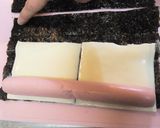 お弁当★子供喜ぶ！ギョニソのチーズ磯辺巻作り方2写真