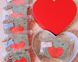 中央にハートのパウンドケーキ♥方法&コツ作り方15写真