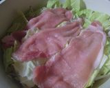 キャベツともやしたっぷり豚肉蒸し作り方1写真