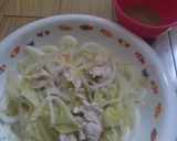 キャベツともやしたっぷり豚肉蒸し作り方5写真