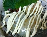 いか と揚げネギの甘辛ダレ&マヨネーズ丼作り方5写真