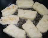 カリふわっ揚げ焼き豆腐明太マヨソース❤作り方2写真