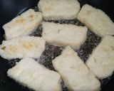 カリふわっ揚げ焼き豆腐明太マヨソース❤作り方2写真